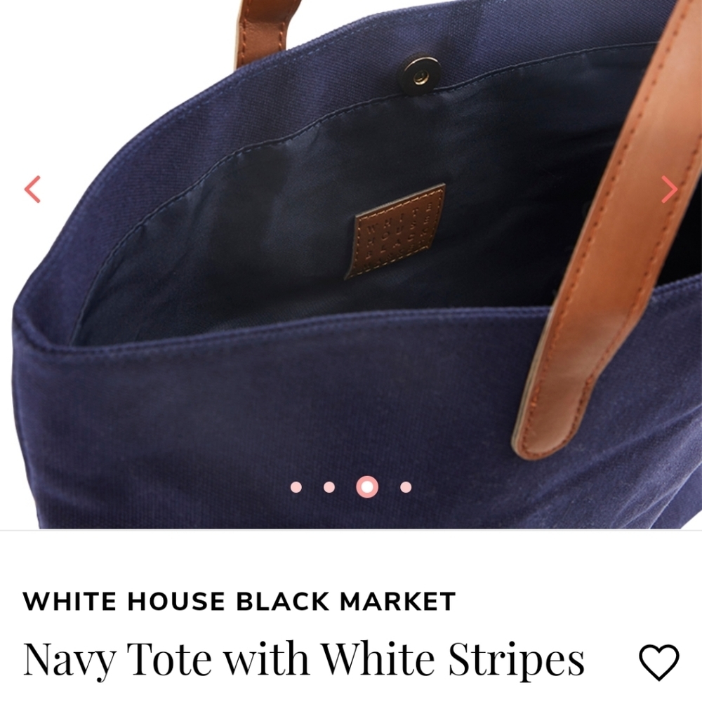 White House Black Market tote bag - Picture 3 of 6